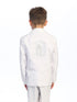Boys White MARIA Embroidered Christening Baptism Suit 2T-12